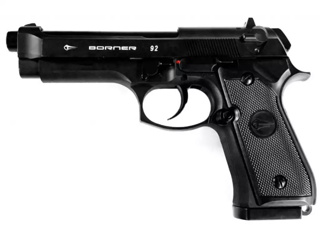 Пневматический пистолет BORNER 92 Blowback (Beretta) 4,5 мм
