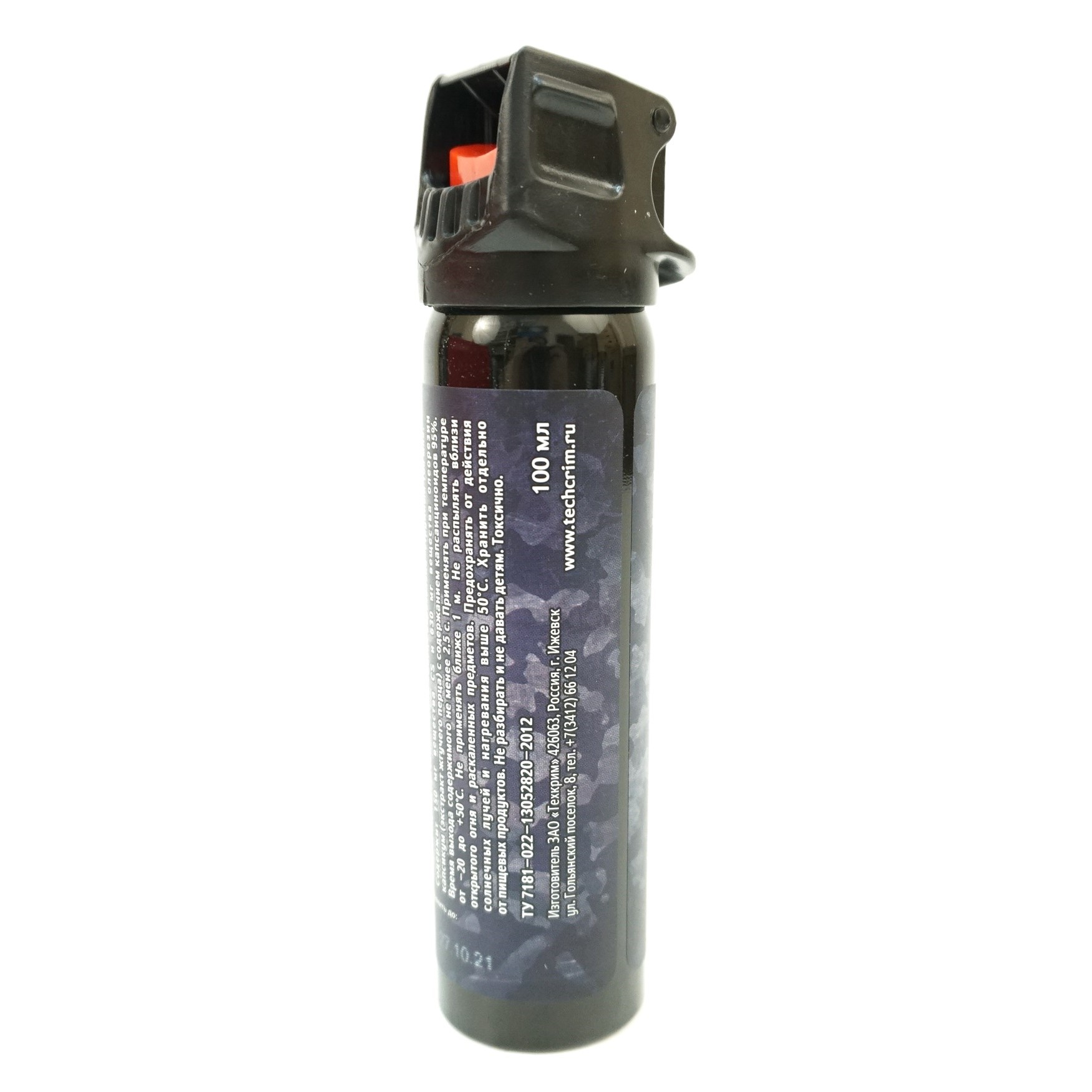 Газовый баллончик Боец (аэрозольно-струйный), 100 мл