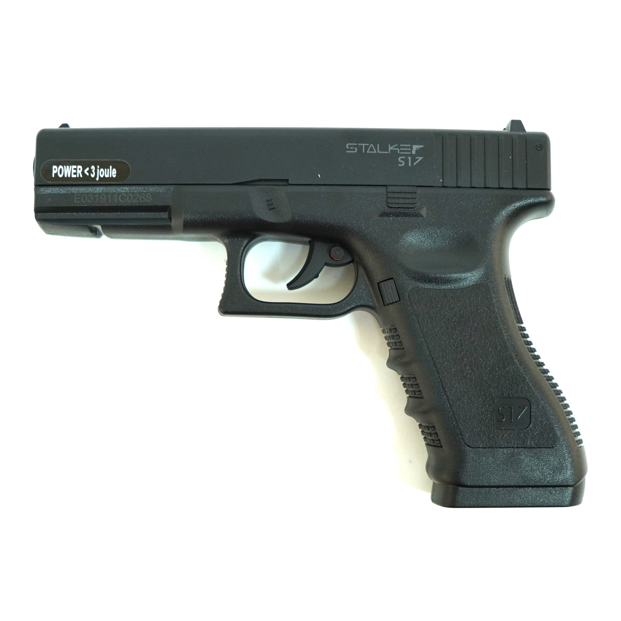 Пневматический пистолет Stalker S17 (аналог Glock17) металл, пластик, черный 4,5 мм
