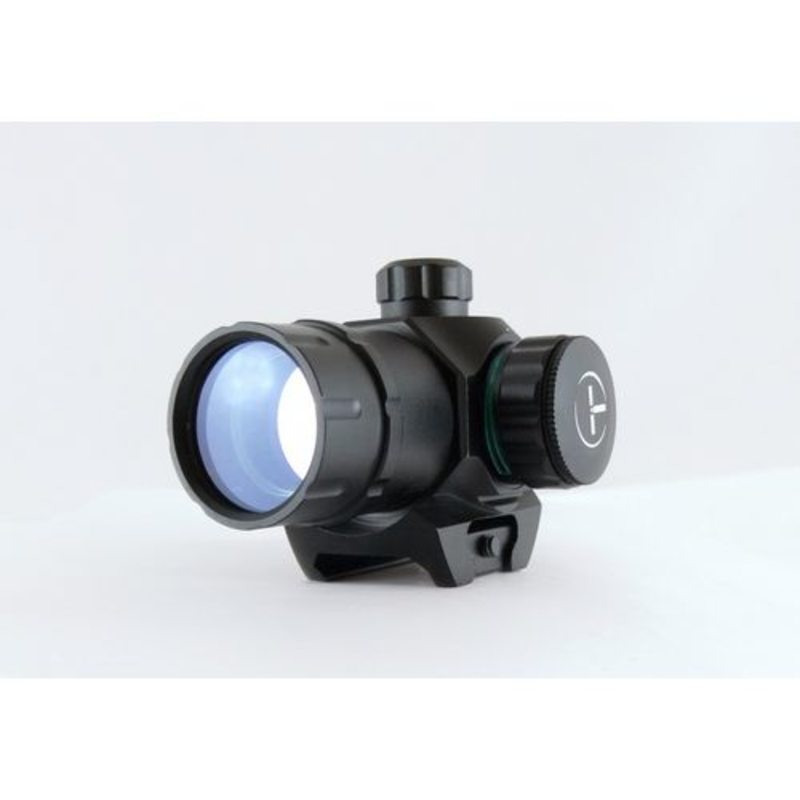 Коллиматорный прицел Target Optic 1х22М закрытого типа на Weaver, зелёная/красная точка