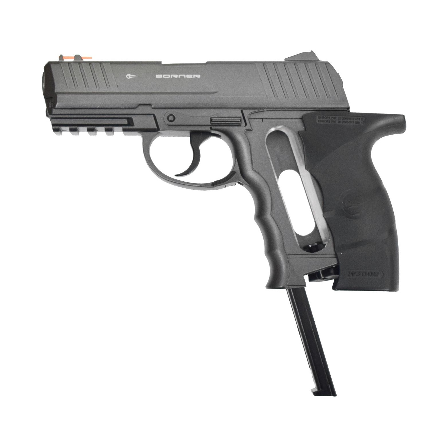 Пневматический пистолет Borner W3000M 4,5 мм