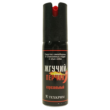 Газовый перцовый баллончик Жгучий перчик (аэрозольный), 25 мл