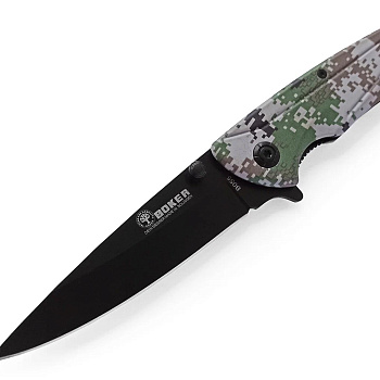 Тактический складной нож Boker B055, камень