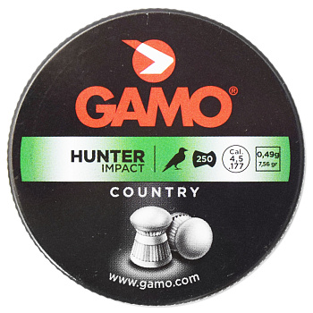 Пули пневматические Gamo Hunter Impact 4,5 мм 0,49 грамма (250 шт.)