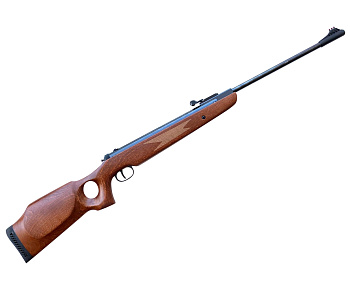 Пневматическая винтовка Borner Attack Wood (переломка, дерево, XS25SF) 4,5 мм