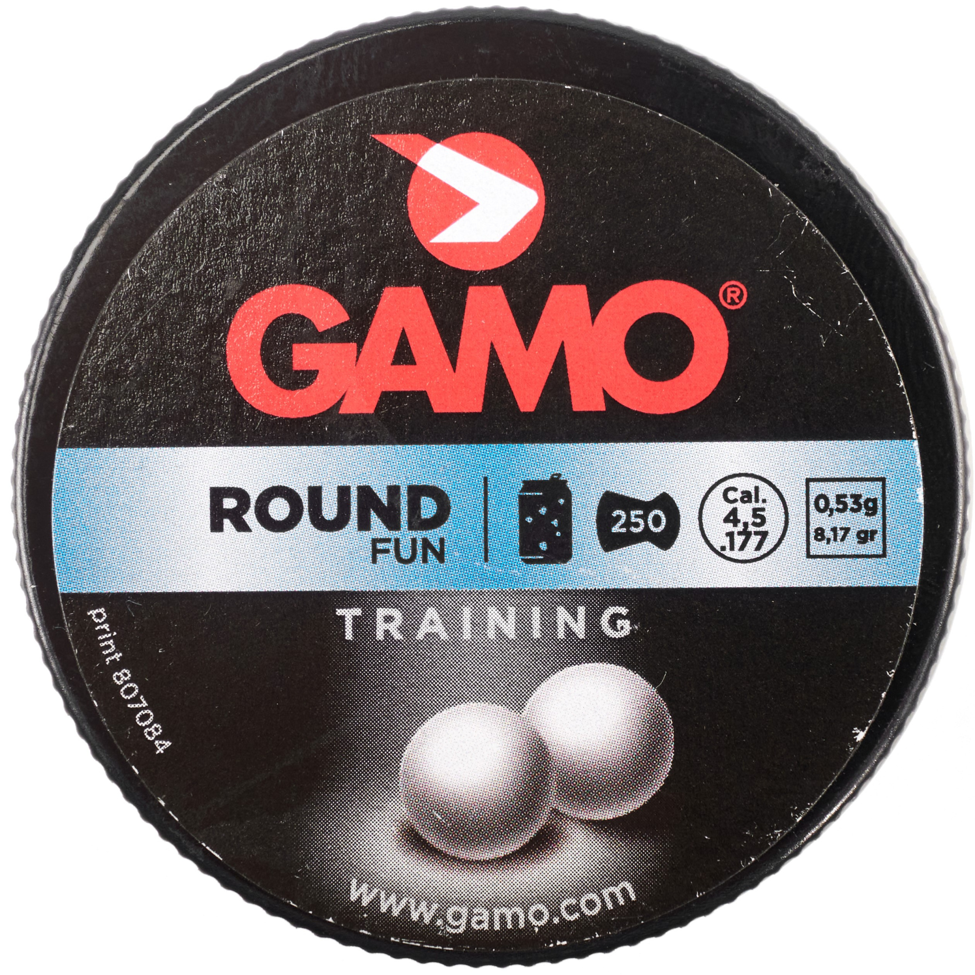 Пули пневматические Gamo Round 4,5 мм 0,53 грамма (250 шт.)