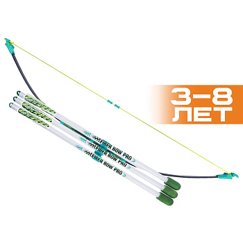 Лук детский классический Fiber Bow Pro (с комплектацией), зеленый